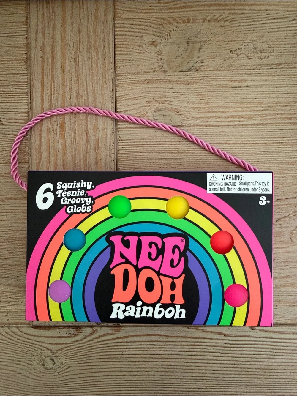 Needoh Rainbow, 6 Squishy, Teenie, Groovy, Globs